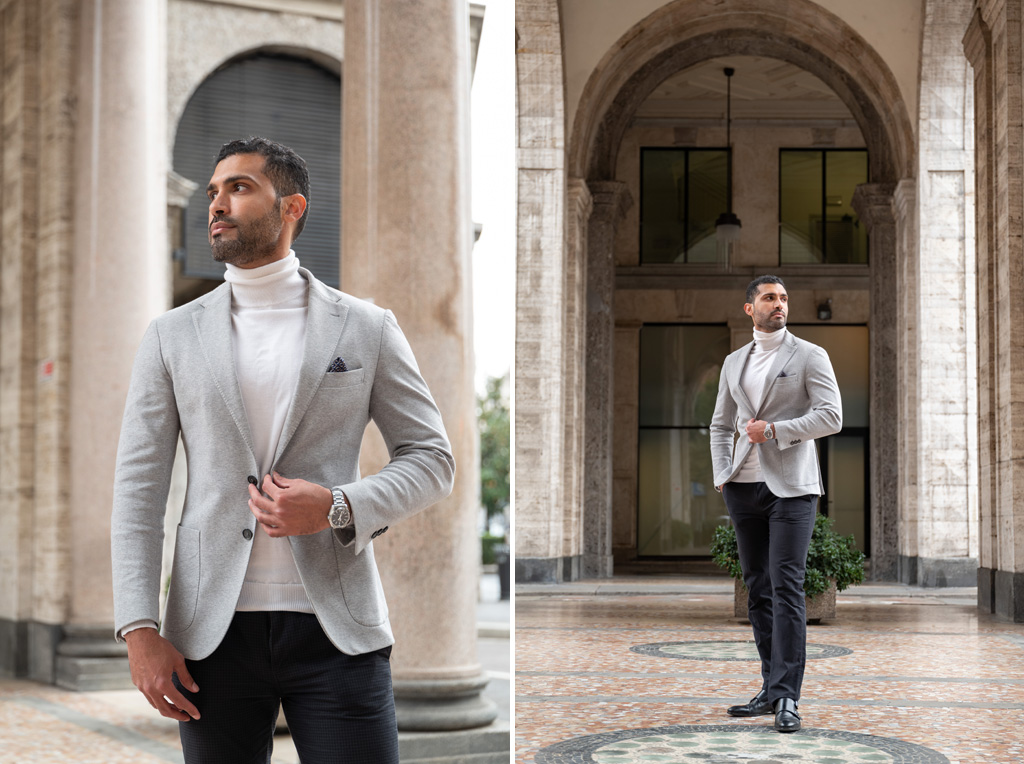 Fotografo-ritratto-esterna-Milano Un ragazzo elegante a Milano