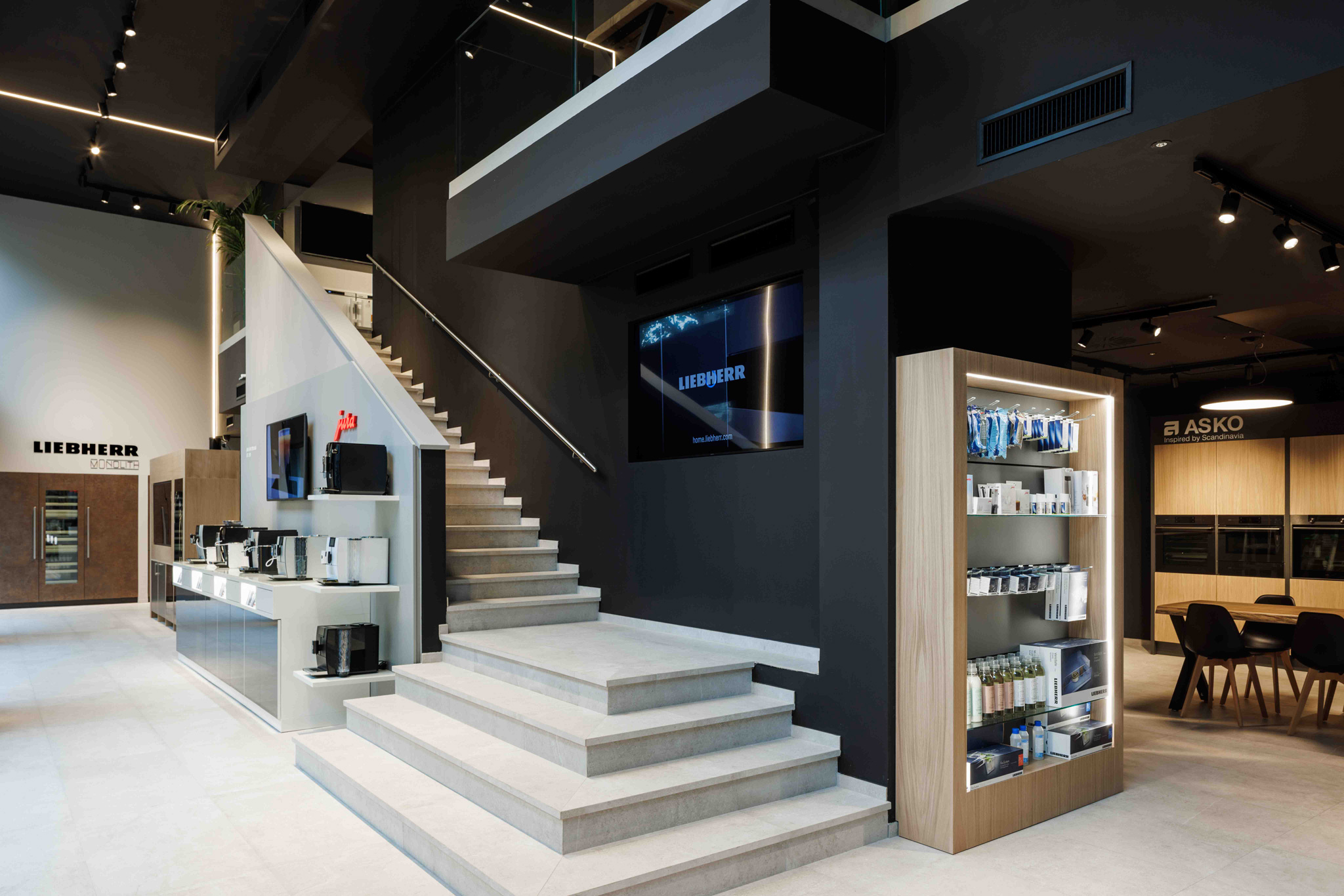 Fotografo Architettura Showroom Elettrodomestici in showroom architettura