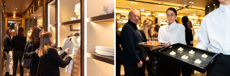 Private sale esclusiva Moncler evento business luxury