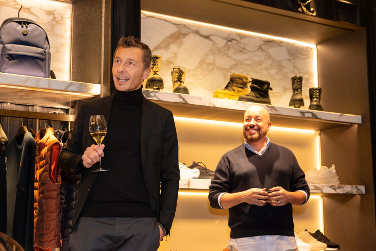 Private sale esclusiva Moncler evento business luxury
