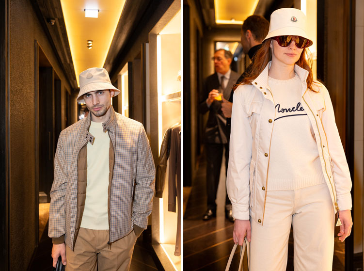 Private sale esclusiva Moncler evento business luxury