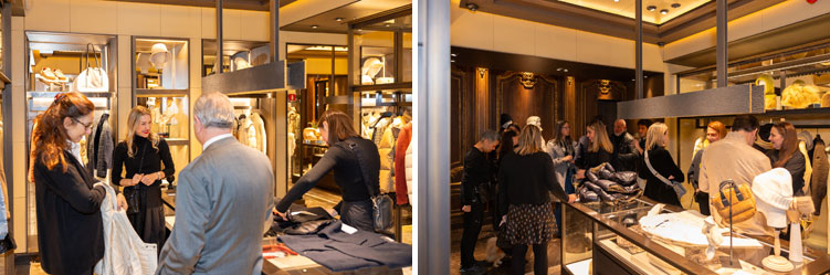 Private sale esclusiva Moncler evento business luxury
