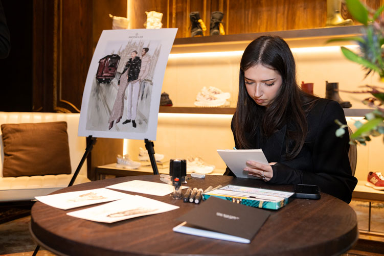 Private sale esclusiva Moncler evento business luxury