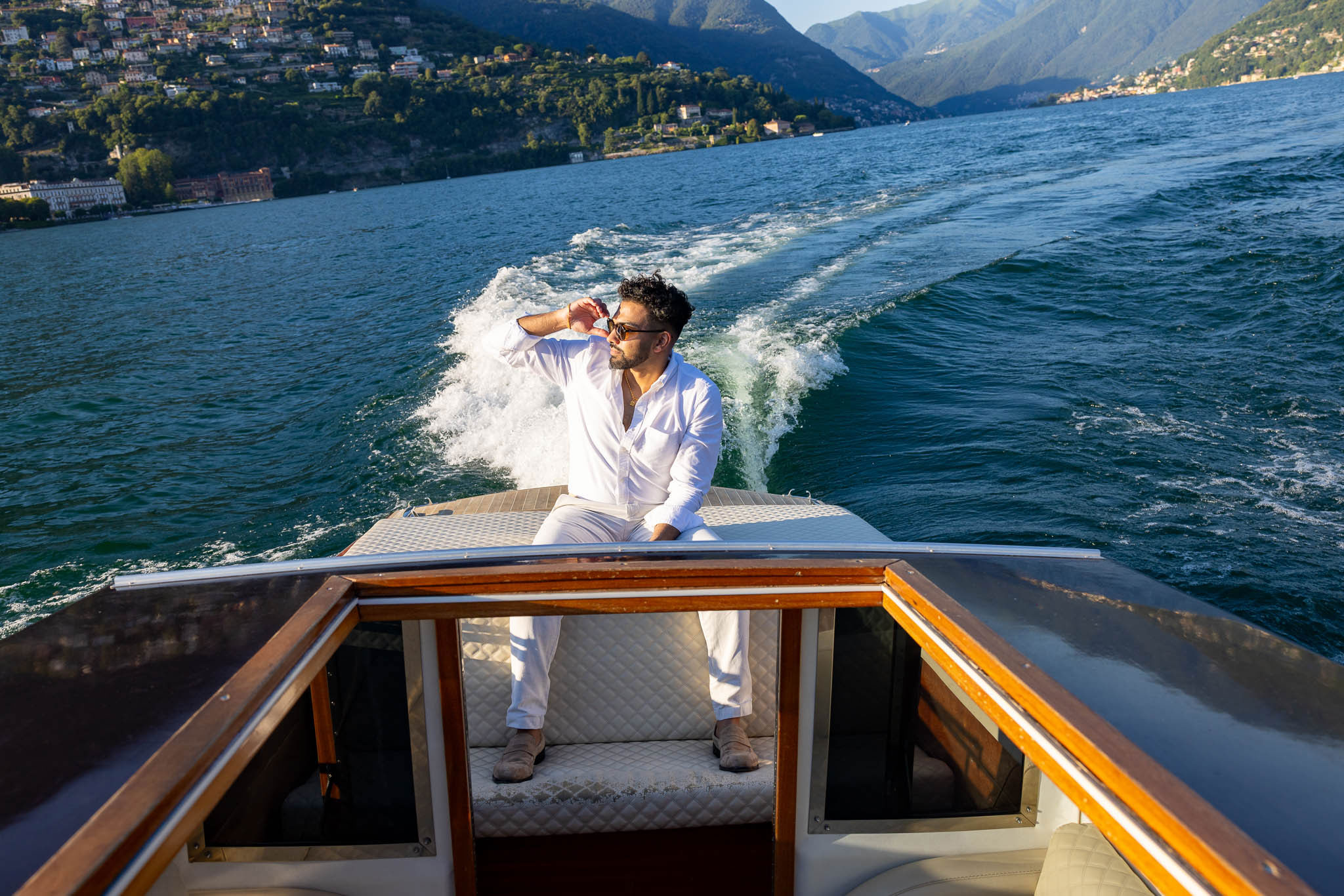 032-Photographer-wedding-proposal-lake-Como-luxury Wedding proposal Lake Como boat trip luxury exclusive elopement